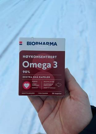 Омега 3 biopharma капсулы норвегия высокая концентрация