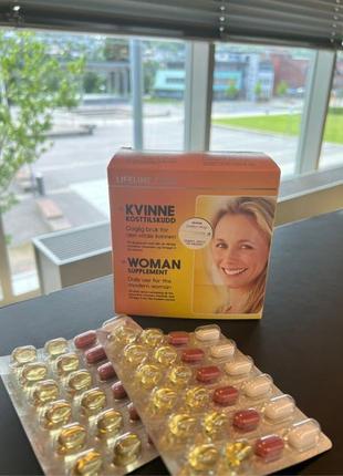 Lifeline care women витамины для женщин 45+ из норвегии