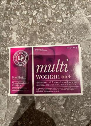 Мульти комплекс для женщин 55+  натуральні вітаміни для жінок