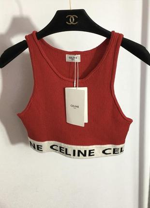 Красный топ celine