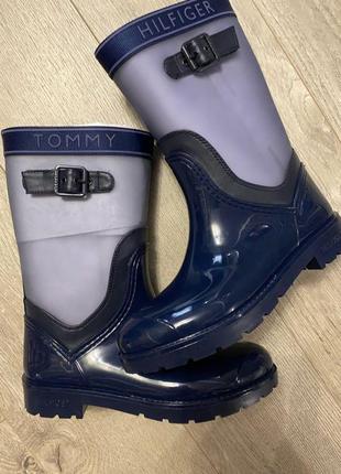 Гумові чоботи tommy hilfiger, 36-37р, нові1 фото