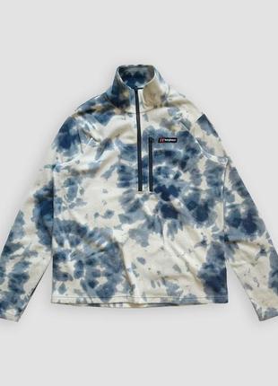 Berghaus флис 1/2 zip tie dye флиска фліс l флисовая кофта2 фото