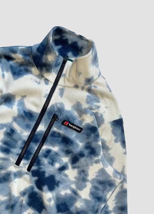 Berghaus флис 1/2 zip tie dye флиска фліс l флисовая кофта