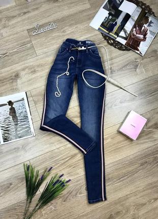 Tom tailor фирмовые базовые джинсы слим с лампасами 😍3 фото