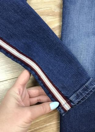 Tom tailor фирмовые базовые джинсы слим с лампасами 😍8 фото