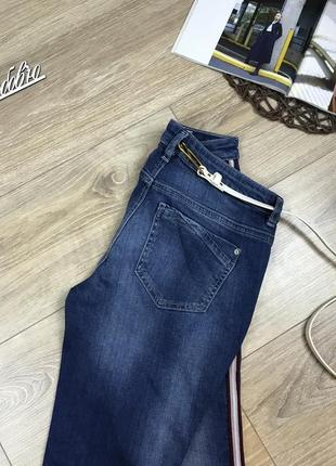 Tom tailor фирмовые базовые джинсы слим с лампасами 😍10 фото
