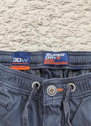 Шорты superdry, size w30, полупояс резинка 36-41 бедра 52 длина 473 фото