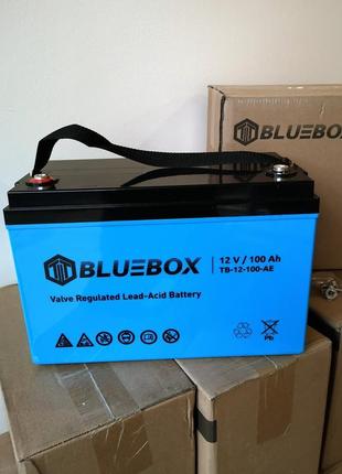 Акумулятор мультигелевий agm, батарея, bluebox 100 ah 12v