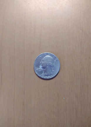 Монета quarter dollar, liberty 1965 р