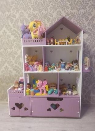 Будиночок шафа для ляльок ляльковий будиночок з ящиком будинок6 фото