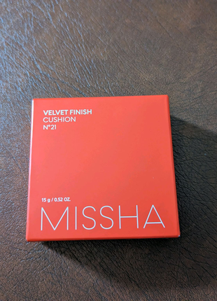 Тональний крем missha velvet finish cushion 214 фото