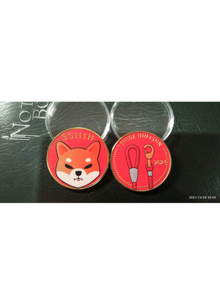 Монета криптовалюта shib