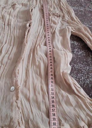Лакшері італійська розкішна елегантна  блуза нюд пудра персик ermanno scervino street10 фото