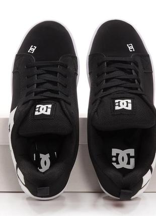 Кроссовки мужские в стиле dc shoes черно-белые5 фото