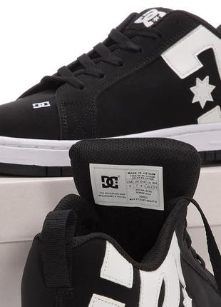 Кроссовки мужские в стиле dc shoes черно-белые6 фото