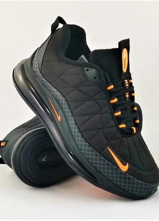 Чоловічі термо кросівки nike air max 720 black чорні найк4 фото