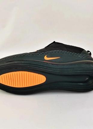 Чоловічі термо кросівки nike air max 720 black чорні найк7 фото