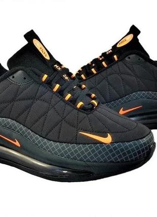 Чоловічі термо кросівки nike air max 720 black чорні найк8 фото