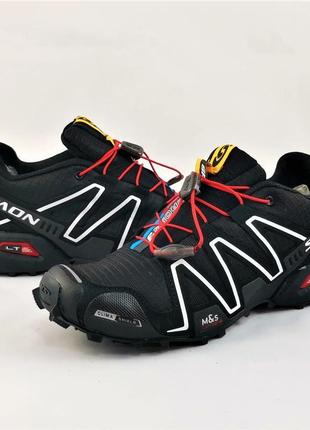 Чоловічі кросівки salomon speedcross 3 саломон чорні