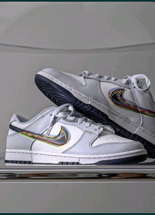 Кросівки чоловічі nike dunk low 3d swoosh (dv6482-100)