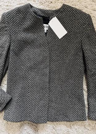 Пиджак новый gerruti 1881 оригинал бренд жакет, блейзер, тонкая шерсть размер s,m, размер 38