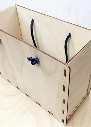 Упаковочная коробочка из фанеры. коробочка для декупажа.