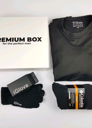 Premium box ❗️ бренд - columbia❗️термобілизна + в подарунок шкарп1 фото