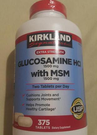 Глюкозамін з чсч kirkland 375 таблеток