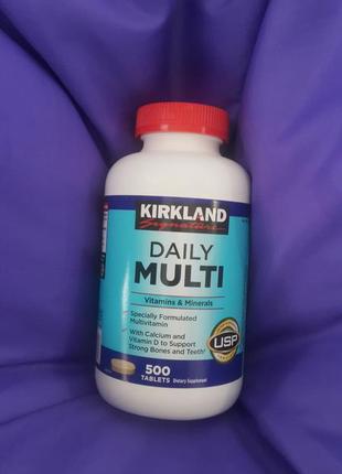 Вітаміни kirkland signature daily multi, 500