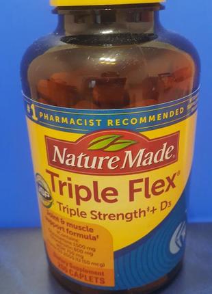 Комплекс для суглобів nature made tripleflex triple strength + d3