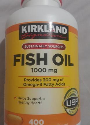 Концентрований риб'ячий жир-1000 мг. omega-3 капсули 400 шт.