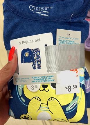 Піжама primark для дівчинки