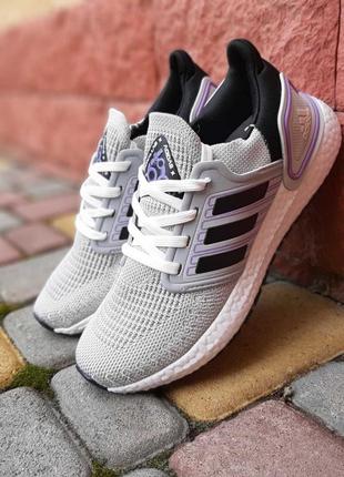 Женские кроссовки adidas ultraboost 2020 grey адидас серого цвета