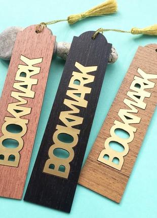 Оригинальная деревянная закладка bookmark