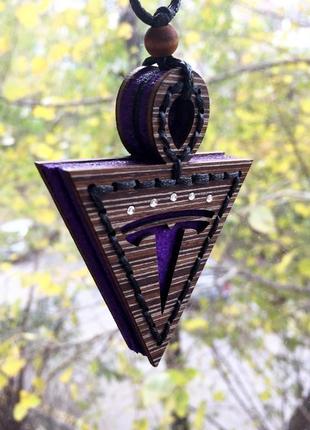 Дерев'яний підвіс-дифузор. аксесуар для автомобіля тесла