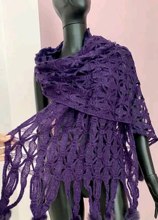 Фіолетові шарфи1 фото