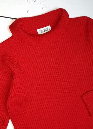 1+1=3 шикарный теплый насыщенно-красный свитер под горло lebastiani, размер 46 - 487 фото