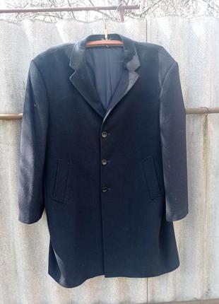 Классическое мужское пальто оверсайз daniel rizotto1 фото