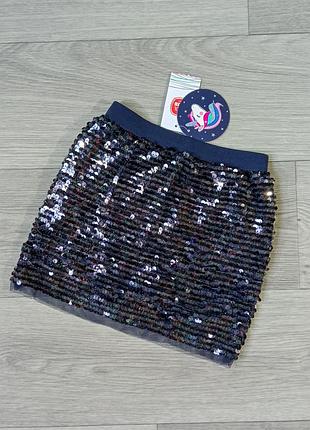 Нарядна блискуча спідниця з паєтками 92 cool club
