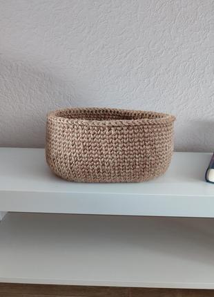 Кошик-органайзер із джуту