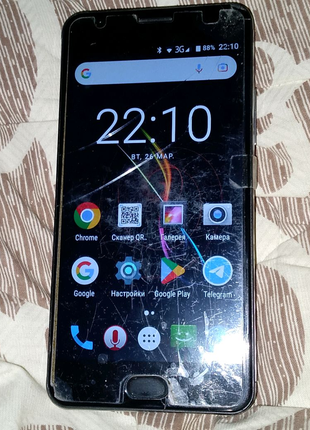 Мобильный телефон oukitel k6000 plus в рабочем состоянии имеет