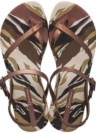 Сандалії жіночі ipanema fashion sandal ix fem beige/copper2 фото