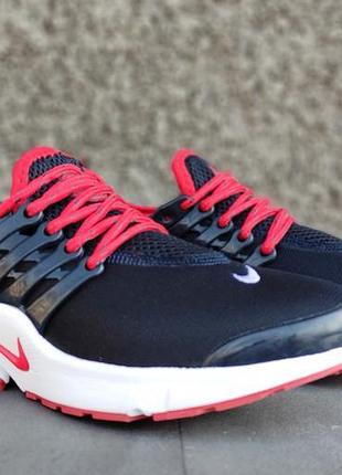 Кросівки легкі air presto сині сіточка підошва пінка