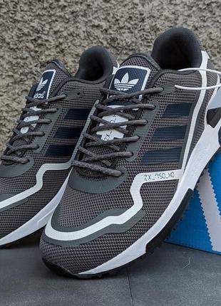 Кросівки чоловічі adidas zx 750 hd сірі1 фото