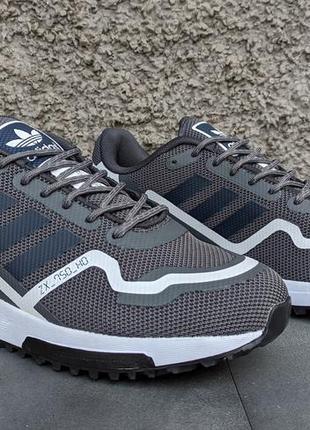 Кросівки чоловічі adidas zx 750 hd сірі11 фото