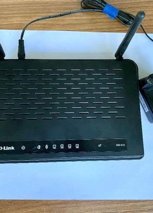 Wi-fi роутер d-link dir-615 (ru) 300 мбіт, 4 порти, робочий