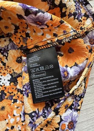 Платье сарафан на бретелях с цветочным принтом h&m7 фото