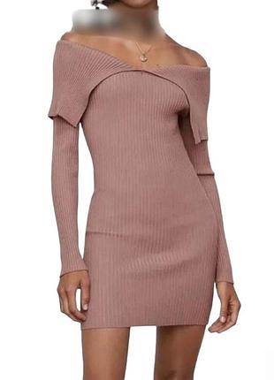 Сукня в рубчик zara