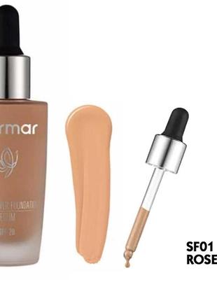 Flormar fusion power foundation serum spf 201 фото