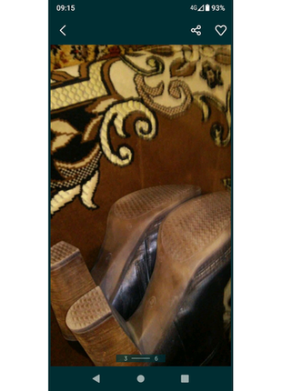 Шкіряні чоботи чобітки зимові 394 фото
